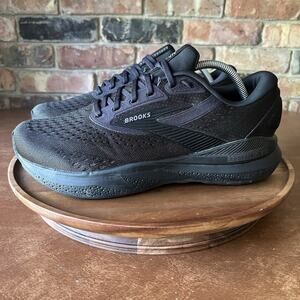 Brooks Adrenaline GTS 24 Supportive Black Running Sneakers Shoes Women's 11.5 2E